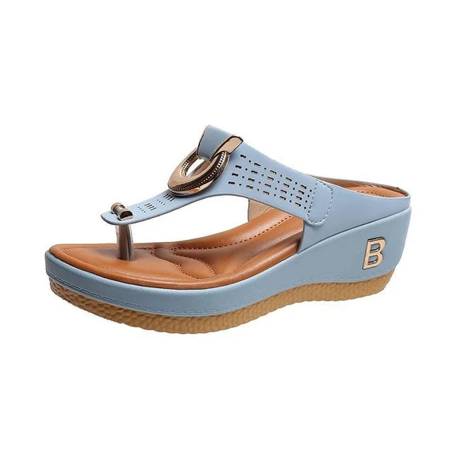 ⭐ Nieuwe Zomersandalen ⭐ Zomer Vrouwen Flip Flops Wedges Dikke Slippe - Beng bex