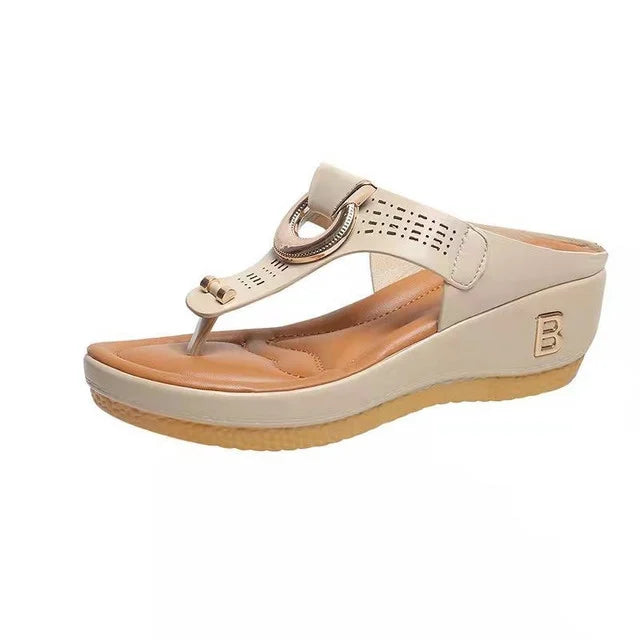 ⭐ Nieuwe Zomersandalen ⭐ Zomer Vrouwen Flip Flops Wedges Dikke Slippe - Beng bex