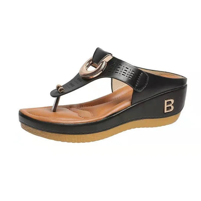 ⭐ Nieuwe Zomersandalen ⭐ Zomer Vrouwen Flip Flops Wedges Dikke Slippe - Beng bex