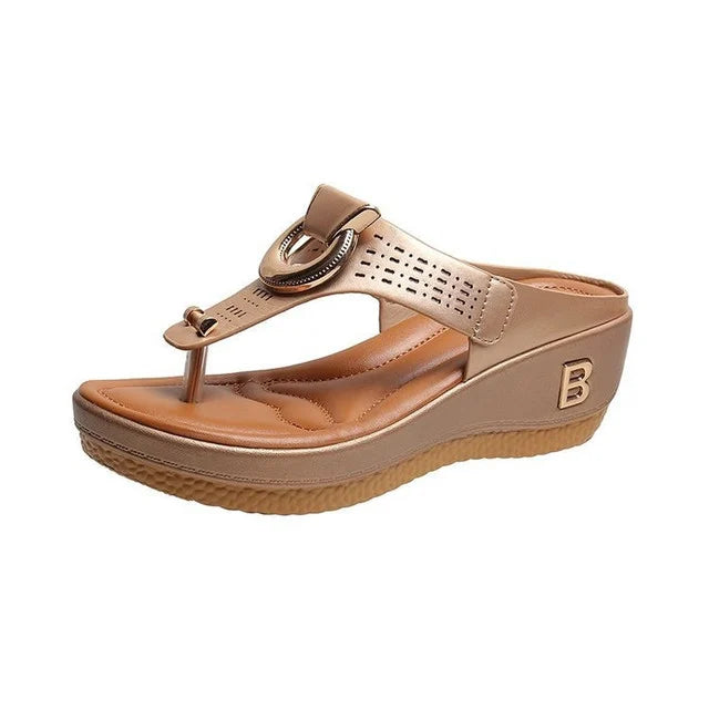 ⭐ Nieuwe Zomersandalen ⭐ Zomer Vrouwen Flip Flops Wedges Dikke Slippe - Beng bex