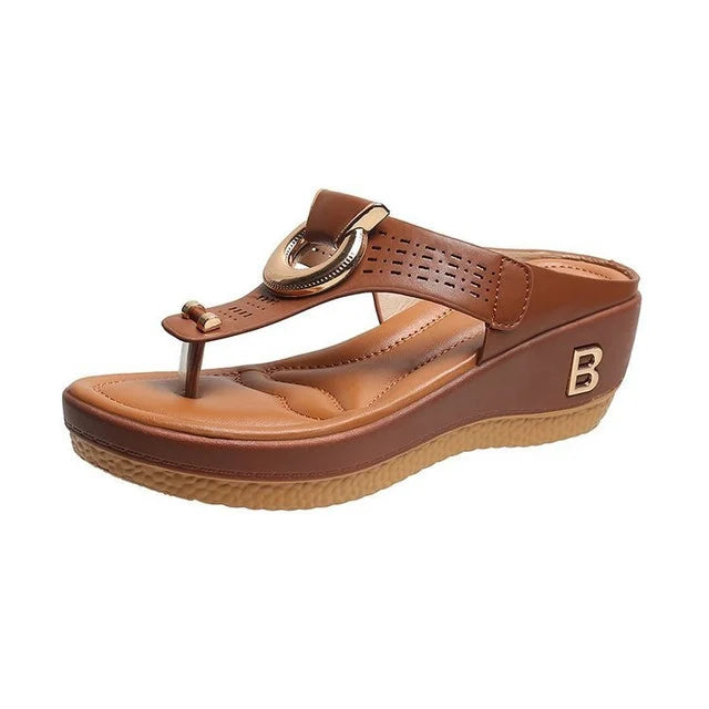 ⭐ Nieuwe Zomersandalen ⭐ Zomer Vrouwen Flip Flops Wedges Dikke Slippe - Beng bex