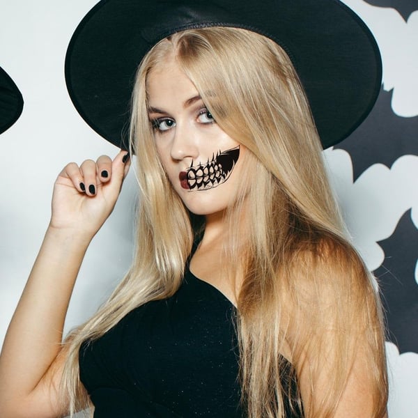 🎃HALLOWEEN PRE SALE - 50% KORTING🎃Halloween Grap Make-up - Tijdelijke Tattoo