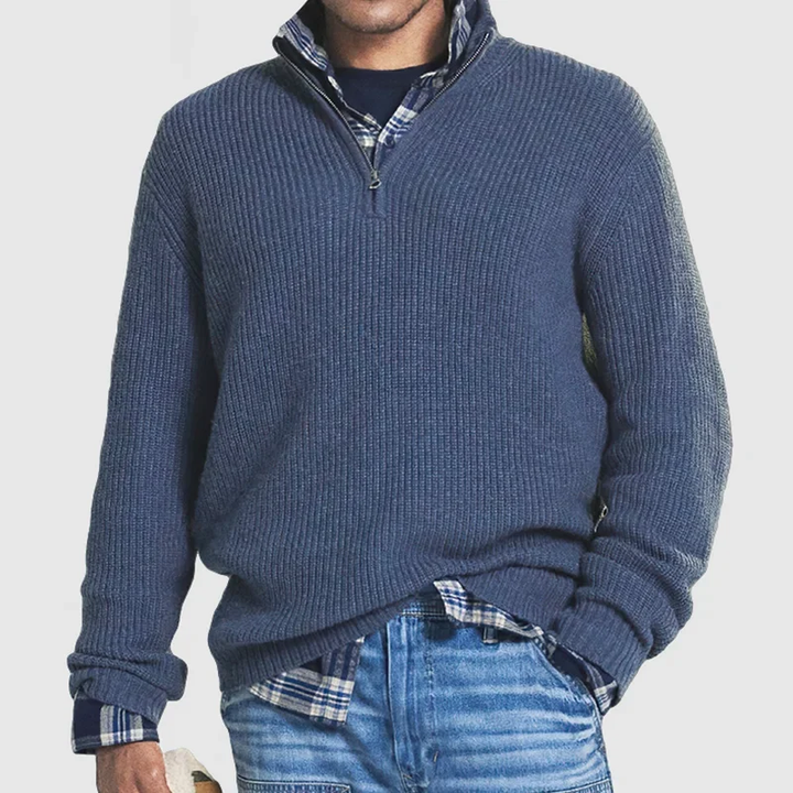 Business Casual Zip Sweater