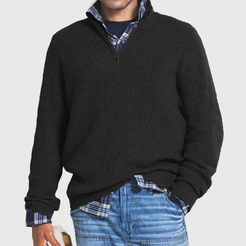 Business Casual Zip Sweater