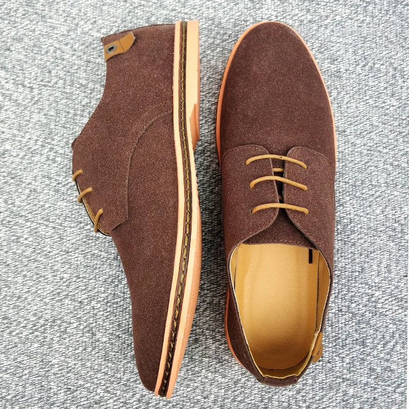 Suede Leren Schoenen Oxford - Klassiek