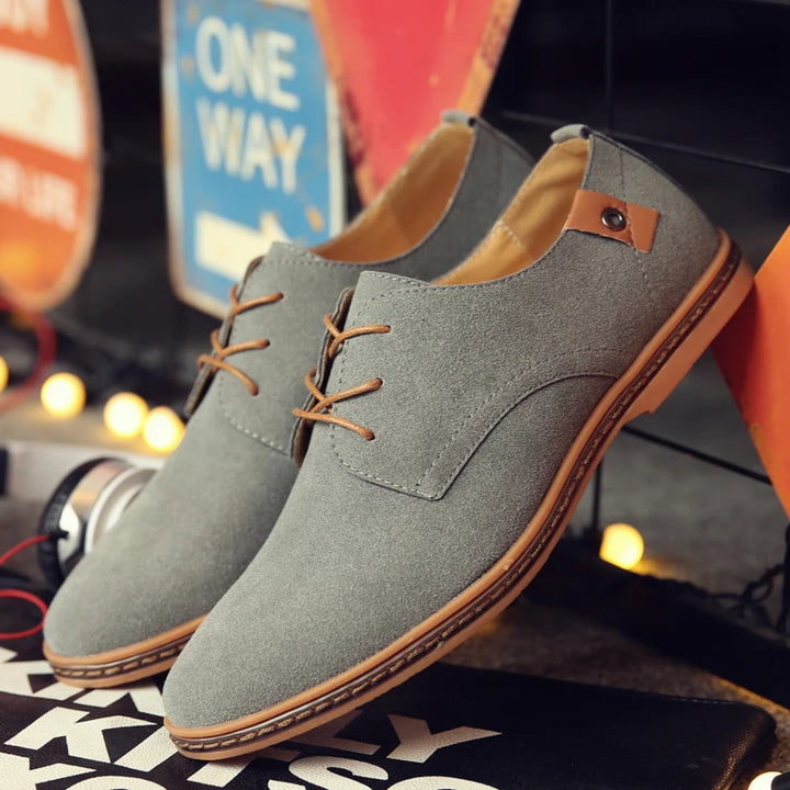 Suede Leren Schoenen Oxford - Klassiek