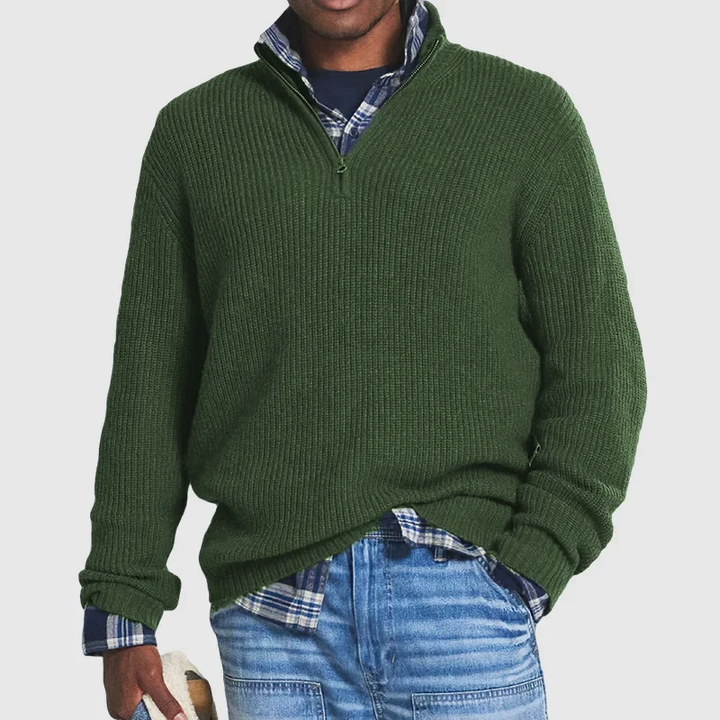 Business Casual Zip Sweater