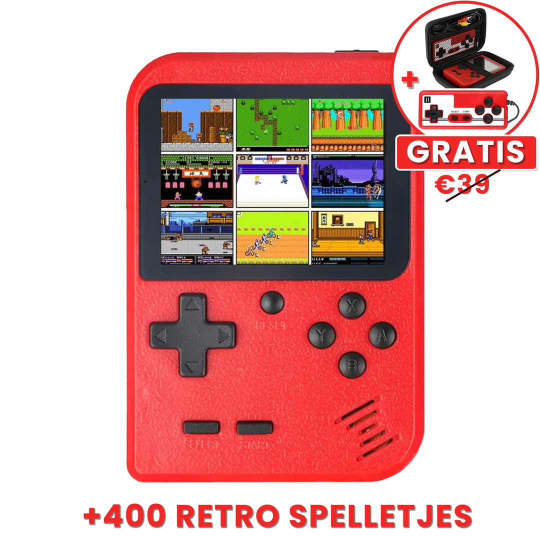 Retro Game console - Meer dan +400 klassieke spellen! inc. Gratis controller