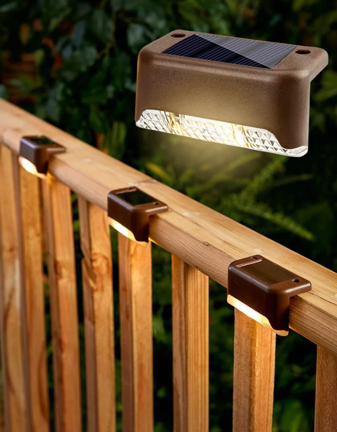 Led Solar buitenplaatslamp!