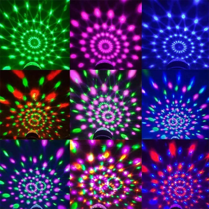 LED Disco Lamp - Kleurrijke draaiende lichten