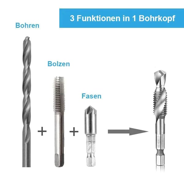 6-delige Borenset