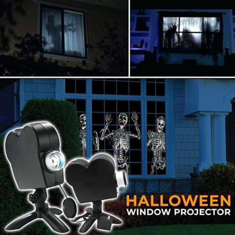 Halloween holografische projector  - 2024 Deluxe Edition (kerstvideo's GRATIS inbegrepen!)